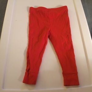 Boys Red Pajama Bottoms. Size 2T